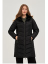 Moodo Jakna s prešito kapuco črna Moodo