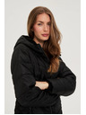 Moodo Jakna s prešito kapuco črna Moodo