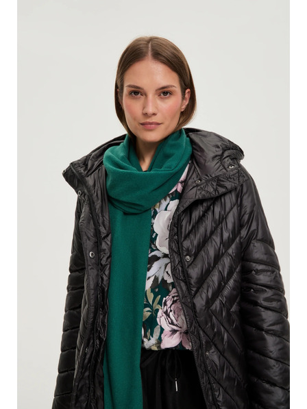 Moodo Dolga črna jakna Moodo