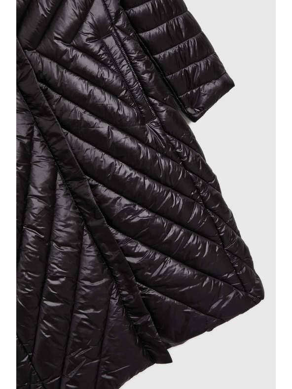 Moodo Dolga črna jakna Moodo