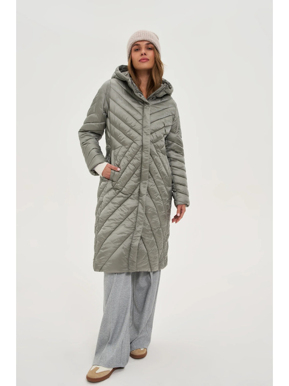 Moodo Dolga olivna jakna Moodo