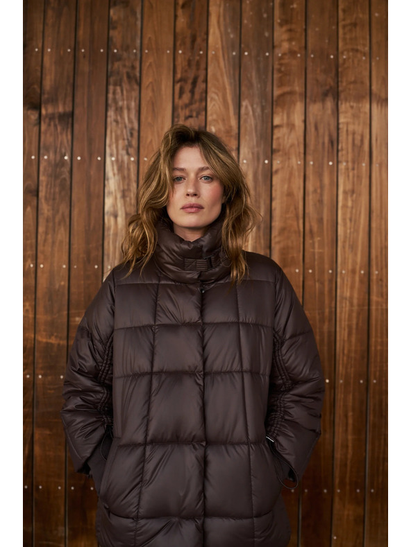 Moodo Prešita rjava jakna Moodo