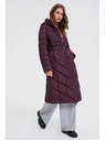 Moodo Jakna z pasom vinsko rdeča Moodo