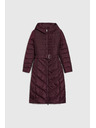 Moodo Jakna z pasom vinsko rdeča Moodo