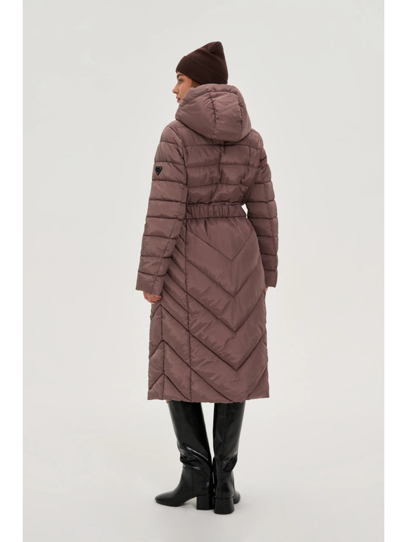 Moodo Jakna z pasom rjava Moodo