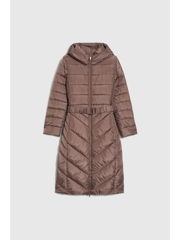 Moodo Jakna z pasom rjava Moodo