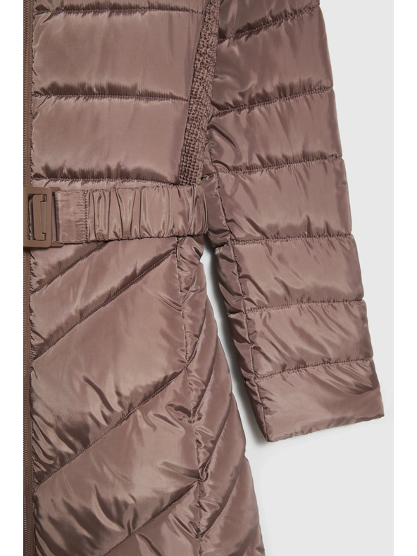 Moodo Jakna z pasom rjava Moodo