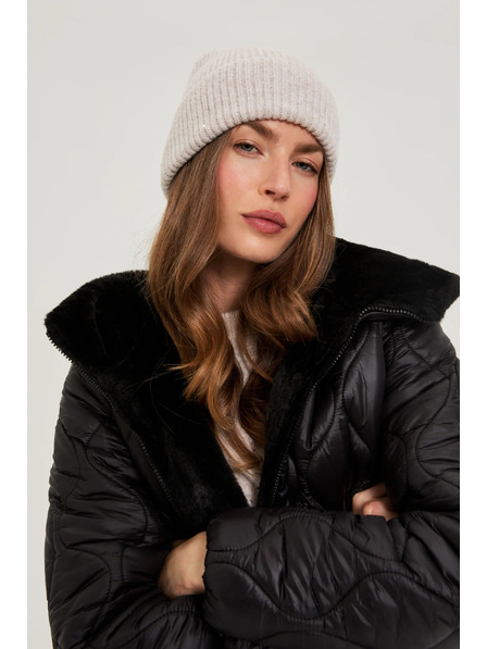 Moodo Črna jakna s kapuco Moodo