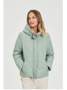 Moodo Prešita jakna s kapuco olivna Moodo