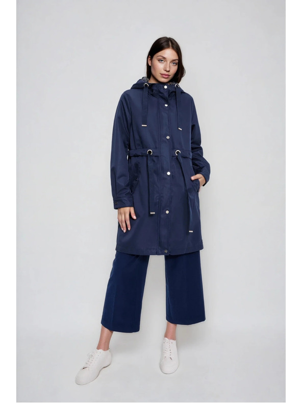Moodo Temno modra jakna parka Moodo