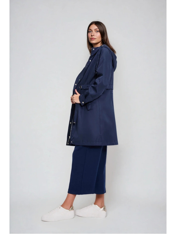 Moodo Temno modra jakna parka Moodo