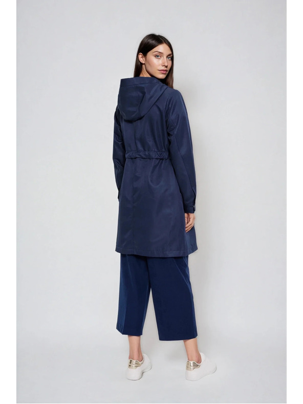 Moodo Temno modra jakna parka Moodo