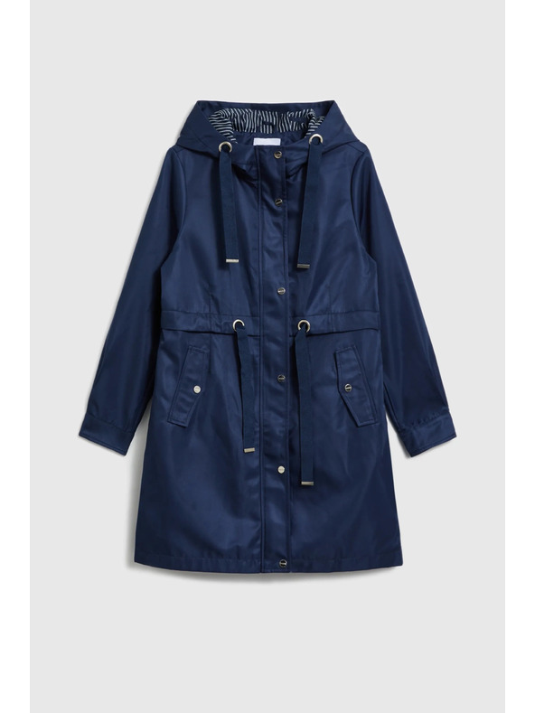 Moodo Temno modra jakna parka Moodo