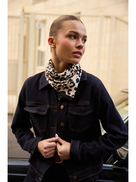 Moodo Temno modra jeans jakna Moodo