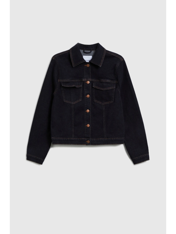 Moodo Temno modra jeans jakna Moodo