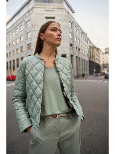 Moodo Obojestransko prešita olivna jakna Moodo