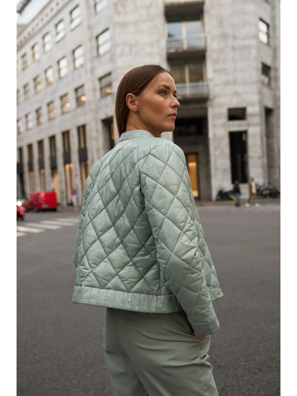 Moodo Obojestransko prešita olivna jakna Moodo