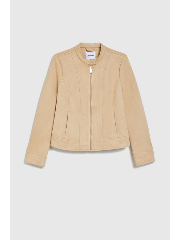 Moodo Gladka jakna bež Moodo