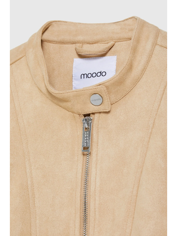 Moodo Gladka jakna bež Moodo