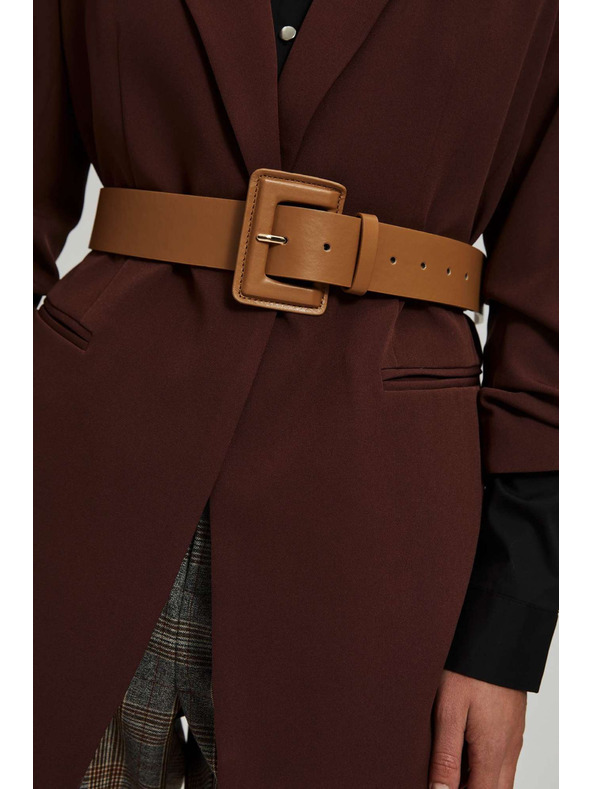 Moodo Temno bež širok pas Moodo