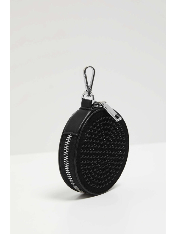 Moodo Črna torbica čez ramo z zadrgo Moodo