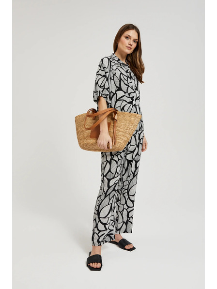 Moodo Velika rjava torbica čez ramo Moodo