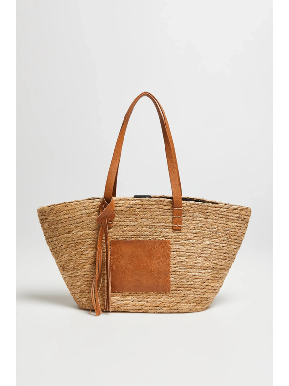 Moodo Velika rjava torbica čez ramo Moodo