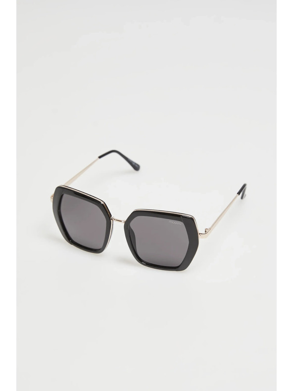 Moodo Velika geometrijska črna očala Moodo