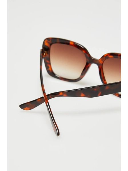 Moodo Očala s kvadratnimi okvirji rjave barve Moodo