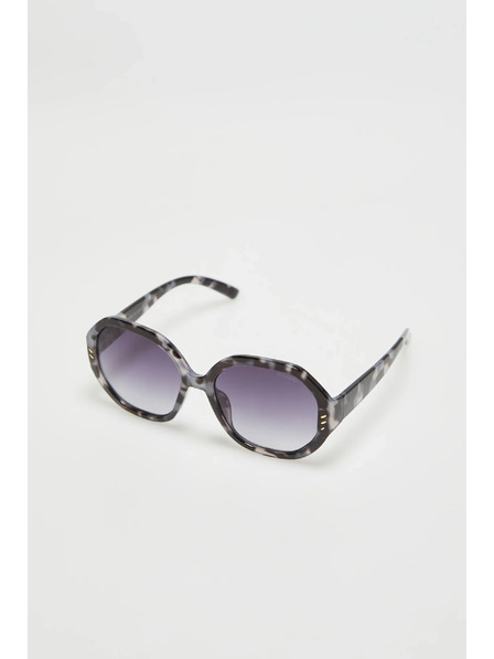 Moodo Očala z okroglimi stekli sive barve Moodo