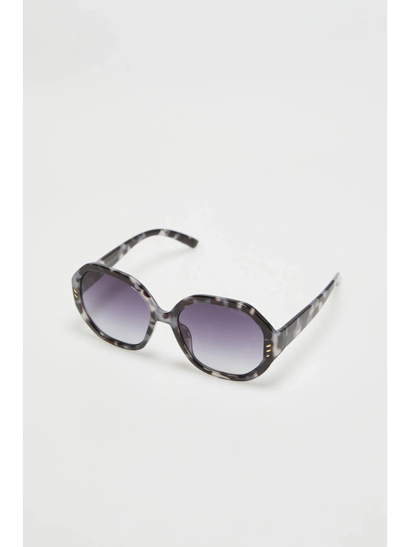 Moodo Očala z okroglimi stekli sive barve Moodo