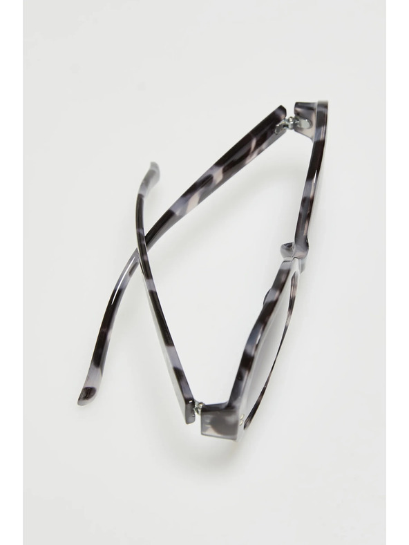 Moodo Očala z okroglimi stekli sive barve Moodo