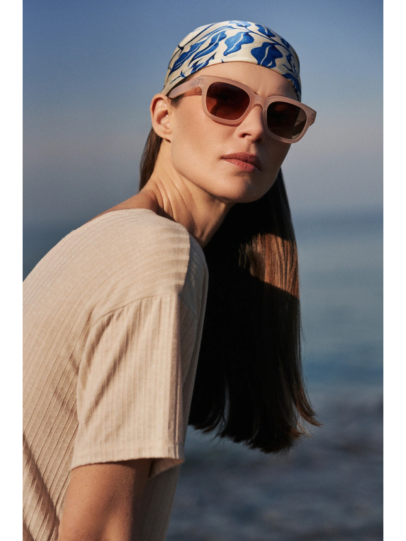 Moodo Ozka rožnata očala Moodo