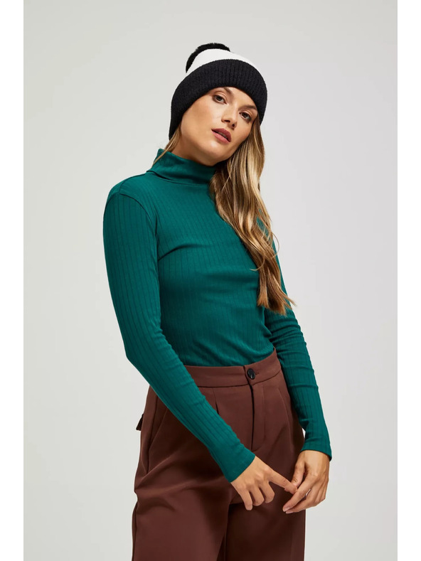 Moodo Kapa s cofom črno-bela Moodo