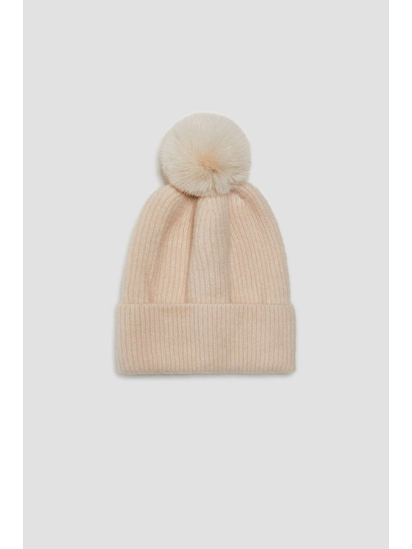 Moodo Kapa s cofom pudrasto rožnate barve Moodo