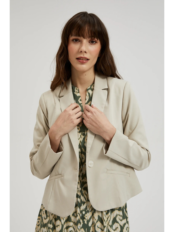 Moodo Kratek bež suknjič Moodo