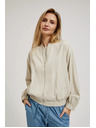 Moodo Bež bombažna jakna Moodo