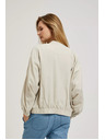 Moodo Bež bombažna jakna Moodo