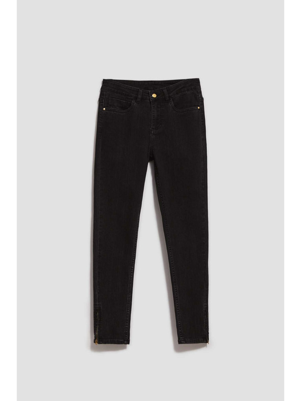 Moodo Črne slim kavbojke Moodo