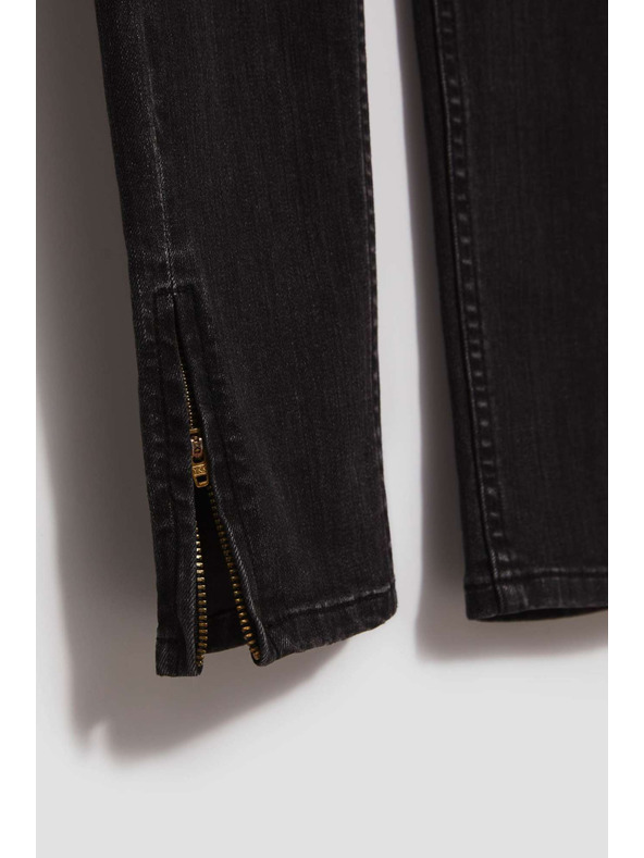 Moodo Črne slim kavbojke Moodo