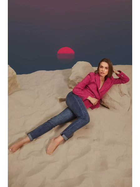 Moodo Temno modre boyfriend kavbojke Moodo