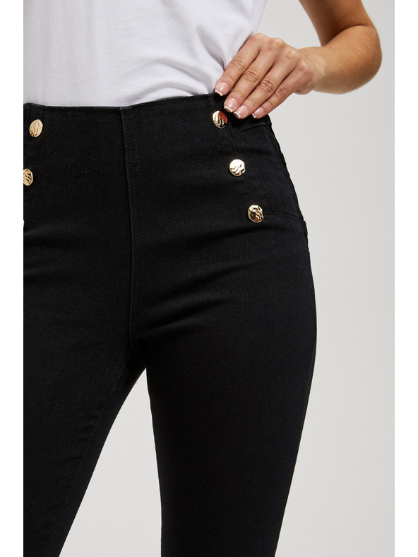 Moodo Kavbojke z dekorativnimi gumbi Moodo