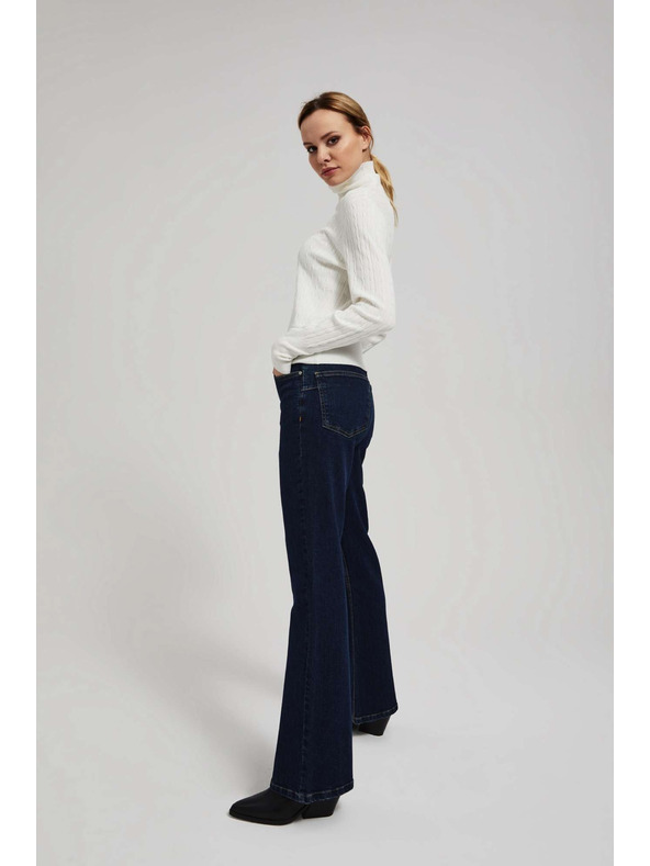 Moodo Kavbojke z širokimi hlačnicami Moodo