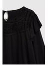 Moodo Črna majica z čipko Moodo