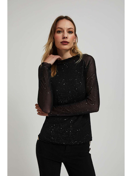 Moodo Top s prosojnimi rokavi Moodo