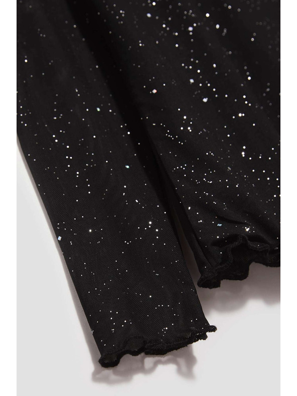 Moodo Top s prosojnimi rokavi Moodo