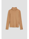 Moodo Rebrasta bluza z visokim ovratnikom Moodo