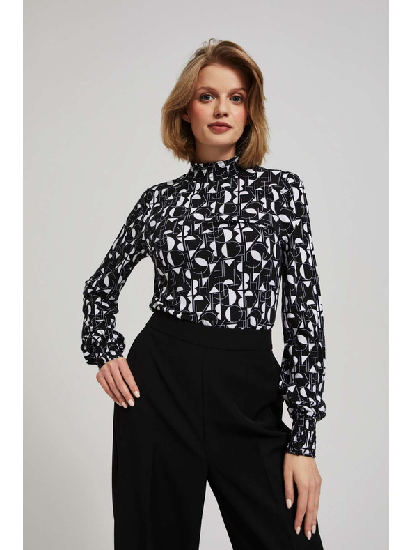 Moodo Vzorčasta bluza Moodo
