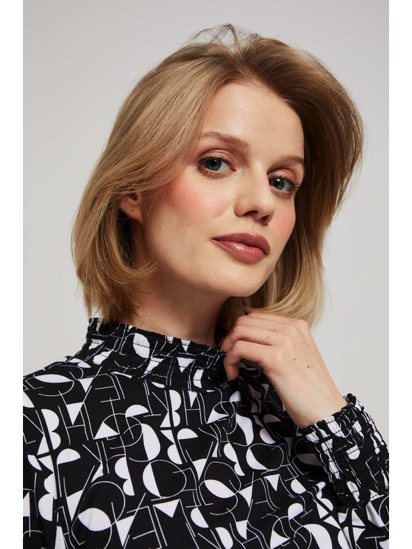 Moodo Vzorčasta bluza Moodo