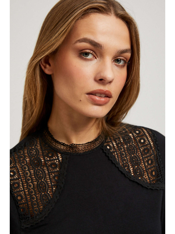 Moodo Čipkasta dekorativna bluza Moodo